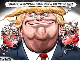Trump, caricatura