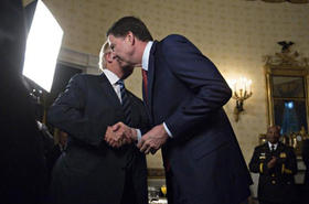 Donald Trump y James Comey