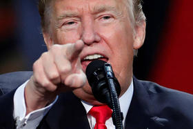 El presidente de EEUU, Donald Trump