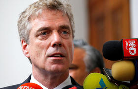 El embajador alemán en Venezuela, Daniel Martin Kriener, declarado persona non grata. El embajador alemán en Venezuela, Daniel Martin Kriener, declarado persona non grata