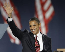 Barack Obama. Estados Unidos, 4 de noviembre de 2008. (AP)