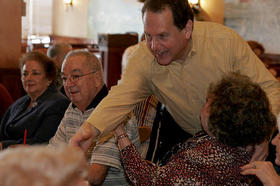 Lincoln Díaz-Balart, durante la campaña.