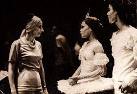 Alicia Alonso, Caridad Martínez y Lázaro Carreño