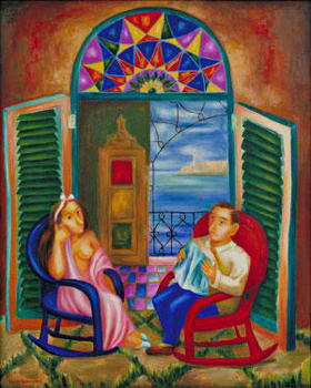 El balcón (1941), de Cundo Bermúdez