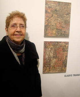 La artista Gladys Triana