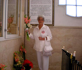 Dama de Blanco, Iglesia de Santa Rita, Miramar, La Habana, 15 de marzo de 2009