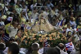 Celebración por el día de la Virgen de la Caridad del Cobre en Miami