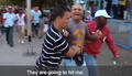 “A mí nadie me ha pagado nada”, nuevas imágenes del cubano que protestó en misa papal