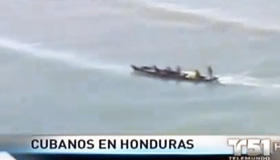 Balseros cubanos llegan a Honduras 