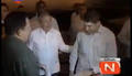 Hugo Chávez recibido por Raúl Castro en Aeropuerto José Martí