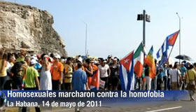 Marcha contra la homofobia en Cuba