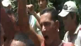 Miembros de Unión Patriótica de Cuba se maniefiestan en Palmarito de Cauto