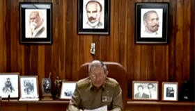 Raúl Castro anuncia el fallecimiento de Fidel Castro