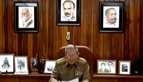 Raúl Castro anuncia el fallecimiento de Fidel Castro Raúl Castro anuncia el fallecimiento de Fidel Castro