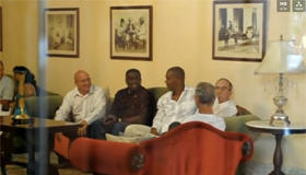 Reunión de Carter con opositores en La Habana