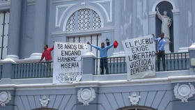 Opositores en Santiago de Cuba el 26 de julio de 2017