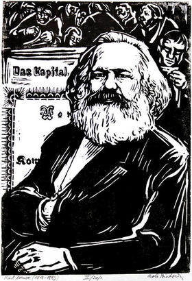 Karl Marx (Xilografía)