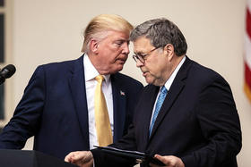 Trump y Barr