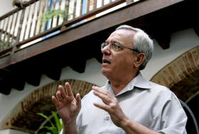El historiador de la ciudad de La Habana, Eusebio Leal Spengler
