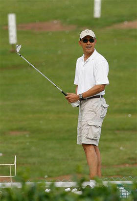 El presidente electo de EE UU, Barack Obama, en Hawai, el 21 de diciembre de 2008. (AP)