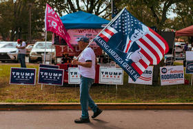 Partidarios de Trump en Miami-Dade