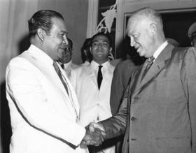 Fulgencio Batista y Dwight Eisenhower