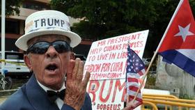 Exiliado cubano partidario de Trump