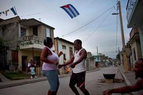 Vida cotidiana en Cuba en esta foto de archivo. Vida cotidiana en Cuba en esta foto de archivo