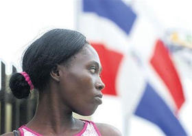 Mujer de origen haitiano en República Dominicana
