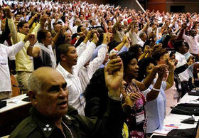Delegados al VI Congreso del Partido Comunista de Cuba