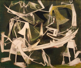 El Tercer Mundo, de Wifredo Lam. Óleo sobre tela realizado en 1965