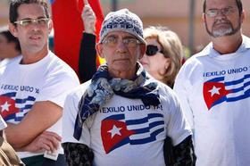 Exiliados cubanos en Miami. (Foto tomada de conexioncubana.net.)