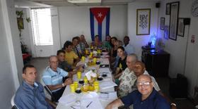 Reunión de opositores en casa de Yoani Sánchez, el 25 de septiembre de 2014. (Foto tomada de 14yMedio.)