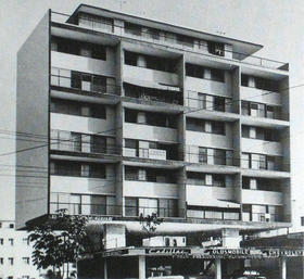 Edificio de apartamentos en 23 y 26, El Vedado, Cuba. Arquitecto Antonio Quintana Simonetti