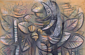 Lumière de la forêt (detalle), de Wifredo Lam