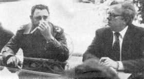Fidel Castro y Bernardo Benes en La Habana, 1978