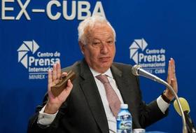 El ministro español de Exteriores, José Manuel García-Margallo, en Cuba