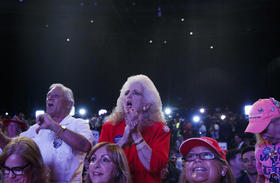 Simpatizantes de Donald Trump en Miami