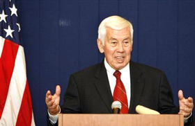 El senador republicano Richard Lugar.