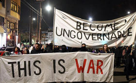 Protesta en Berkeley