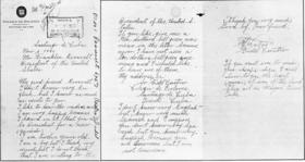 Carta de Fidel Castro niño al presidente Franklin D. Roosevelt