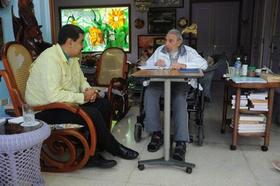 El exgobernante cubano Fidel Castro y el presidente venezolano Nicolás Maduro, durante la reciente visita de este último a Cuba