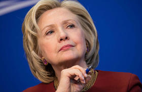 La aspirante a la candidatura presidencial demócrata, Hillary Clinton