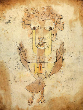 Angelus Novus, de Paul Klee, 1920. Angelus Novus, de Paul Klee, 1920