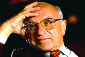 El economista Milton Friedman