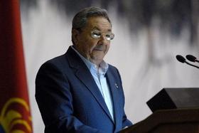 El actual presidente de Cuba, Raúl Castro