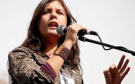 La líder estudiantil chilena Camila Vallejo. La líder estudiantil chilena Camila Vallejo