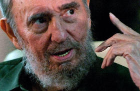 El ex presidente cubano Fidel Castro