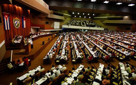 Una sesión de la Asamblea Nacional del Poder Popular