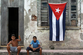 Niños en Cuba en esta imagen de archivo